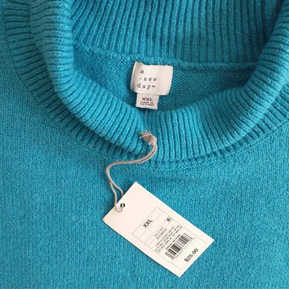 A New Day Women's Mock Turtleneck Pullover Sweater size: XXL - Picture 7 of 13